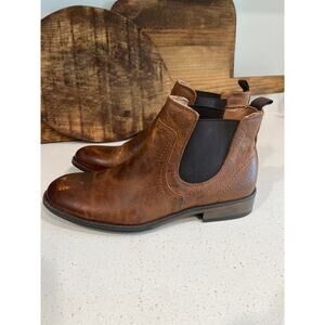 Men's Brown Leather Chelsea Boots